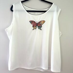 Vintage hand embroidered top!